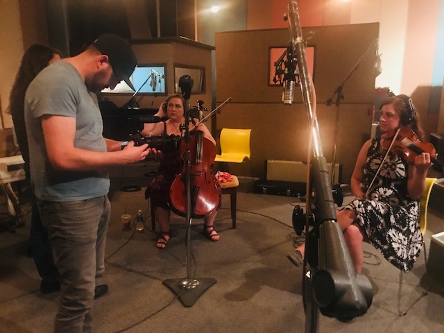 Recording tests with Roberta Finocchiaro