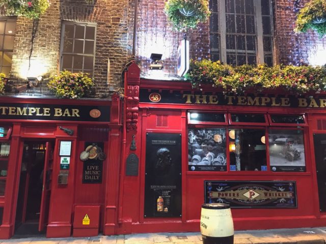 Roberta Finocchiaro at TEMPLE BAR in Dublin